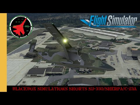 BlackBox Simulations Shorts SD-330/Sherpa/C-23A Cold Start Demo | Microsoft Flight Simulator