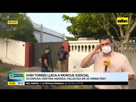 Iván "Tito" Torres llega a la Morgue judicial en Asunción