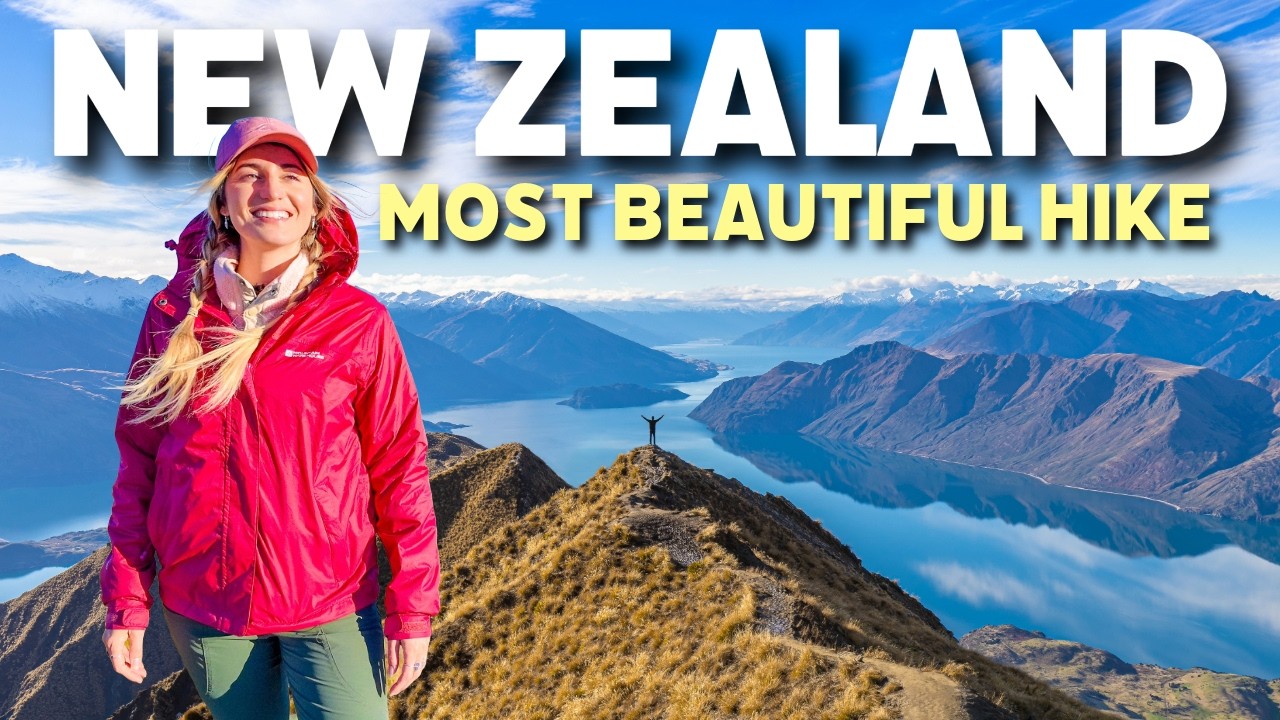 Embark on an exhilarating hike to Roy's Peak alongside travelers.