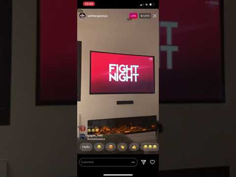 ANTHONY JOSHUA COMMENTATES BUATSI VS MARKO CALIC FIGHT ‼️🥊 INSTA LIVE ig @anthonyjoshua FULL ROUNDS