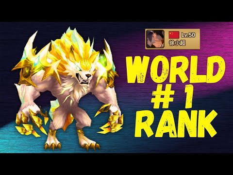 World Rank No.1 (He is the best player) Special League 20* in Summoners War