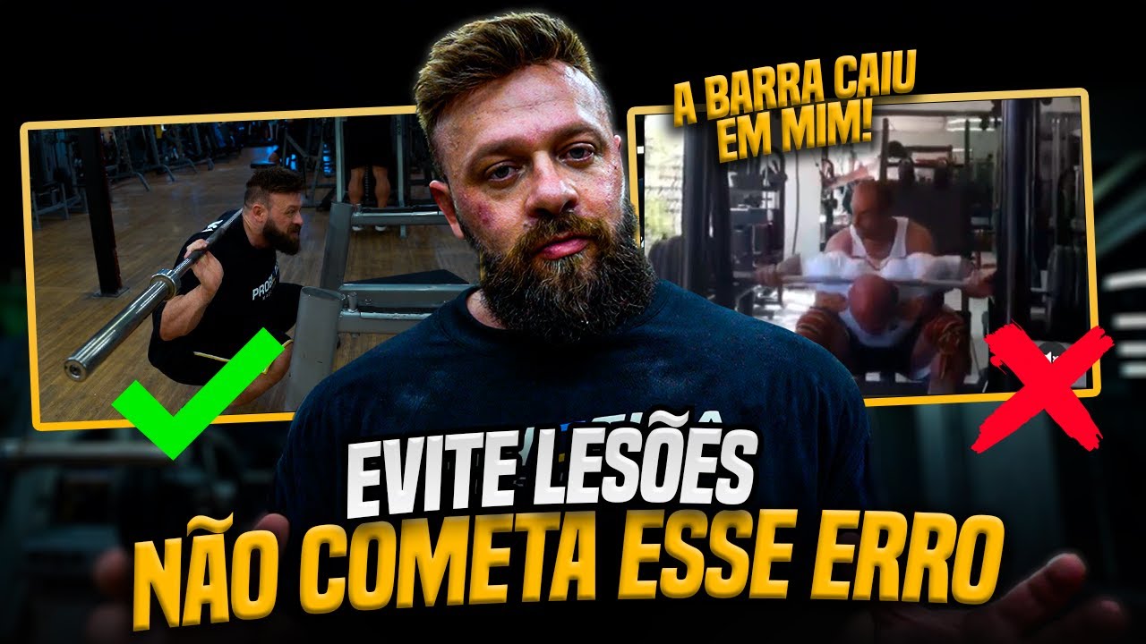 NÃO COMETA O MESMO ERRO! EVITE LESÕES NO AGACHAMENTO!