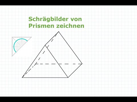 Prismen - Schrägbilder vom Prisma zeichnen | Mathe einfach erklärt