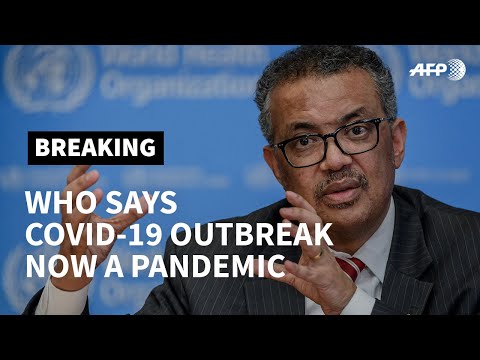 COVID-19 'can be characterised as a pandemic': WHO chief | AFP