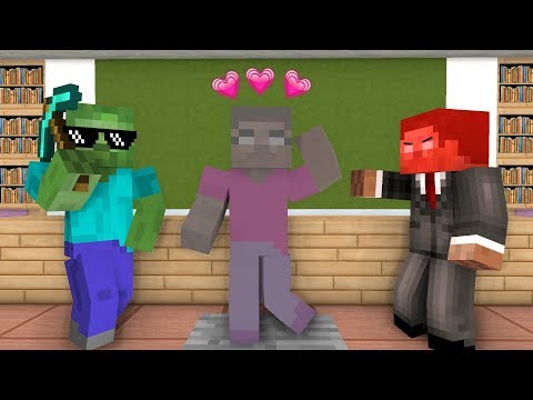 Monster School : Sculpting CHALLENGE - Minecraft Animation