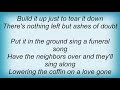 Sleater Kinney - Funeral Song Lyrics