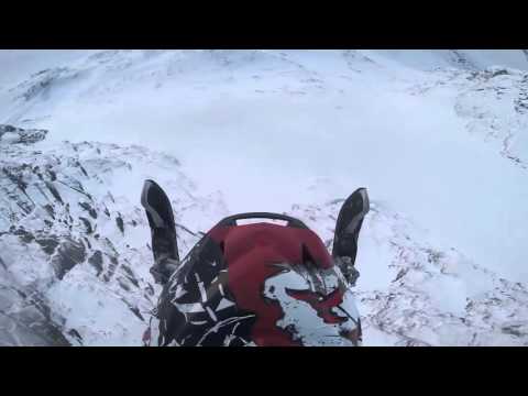 Snowmobile BASE jump Antti Pendikainen