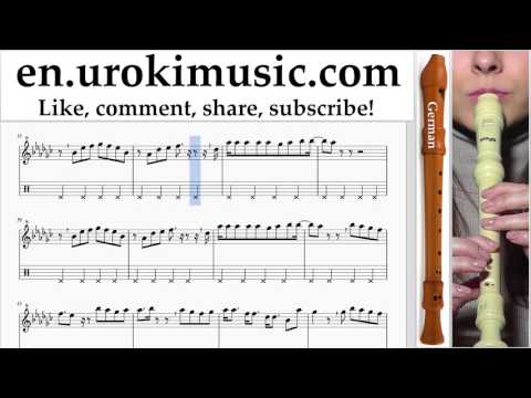 How to Play Recorder (G.) Charlie Puth - Attention Tabs Part#2 um-i352