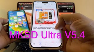 SIM Not Supported? How to carrier unlock your iPhone - MKSD Ultra V5.4 Unlock Card RSIM Gevey Pro