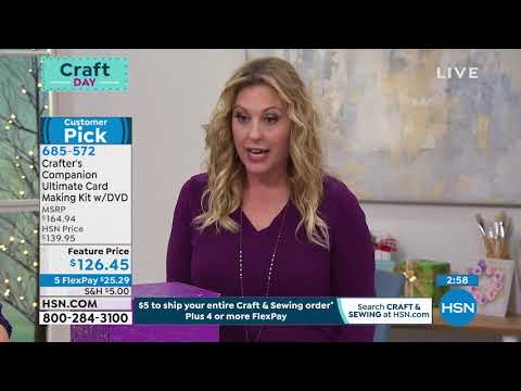 HSN | Card Making Tools & Supplies 11.05.2019 - 06 PM
