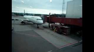 preview picture of video 'Aruna & Hari Sharma from Arlanda Stockholm to Frankfurt Germany by Lufthansa June 30, 2012'