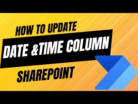 How to Update SharePoint List Date and Time Column in Power Automate ...