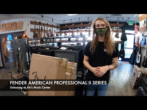 Fender American Professional II Series Unboxing at Jim's