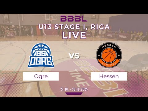 BS Ogre 2013 vs Hessen Juniors 2013 | BBBL Boys U13