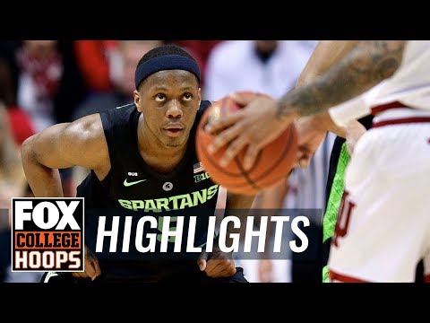 Cassius Winston gets 5th double double of the season vs. Indiana | FOX COLLEGE HOOPS HIGHLIGHTS