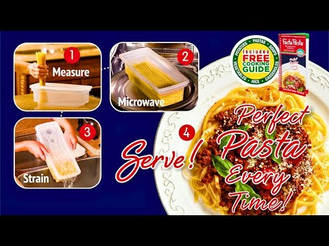 The Original Fasta Pasta Microwave Cooker – No More Mess, Perfect Pasta!