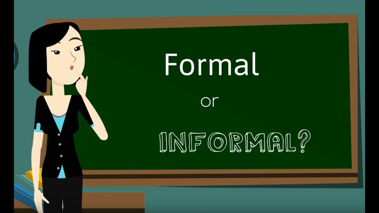 What is formal style and tone?