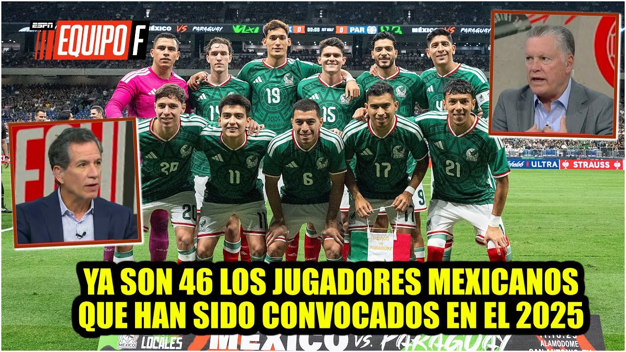 PREOCUPA que JAVIER AGUIRRE haya convocado a 46 jugadores en lo que va del 2025 | Equipo F