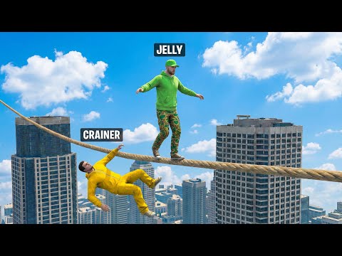 Last To Fall Off WINS In GTA 5 (With @Crainer )