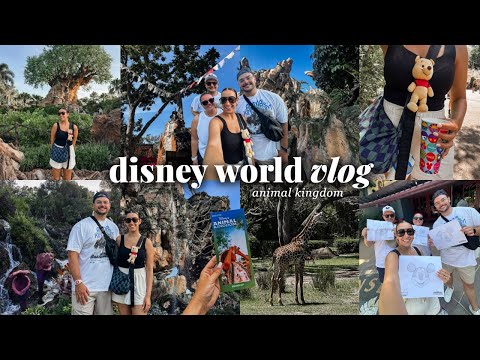 DISNEY WORLD VLOG! Animal Kingdom, Pandora, Safari, Dinosaur, Animation Experience & traveling home!