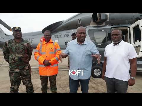 This Why Accra Is Flooded-President Mahama Explains