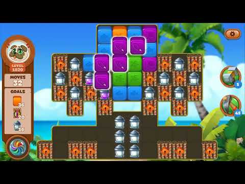 Lost Island Blast Adventure Level 1820 NO BOOSTERS - A S GAMING ✔️