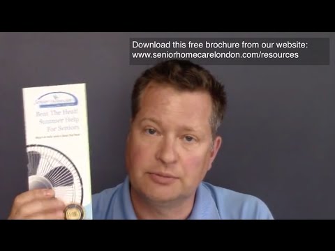 Beat The Heat!  Summer Help For Seniors