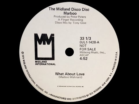 Marboo Whisnant ‎– What About Love ℗ 1974