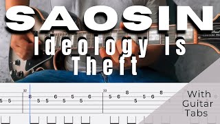 Saosin- Ideology Is Theft Cover (Guitar Tabs On Screen)