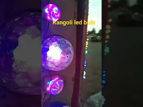 1 Multi Crystal Rotating Disco LED Bulb, For Home, 12V