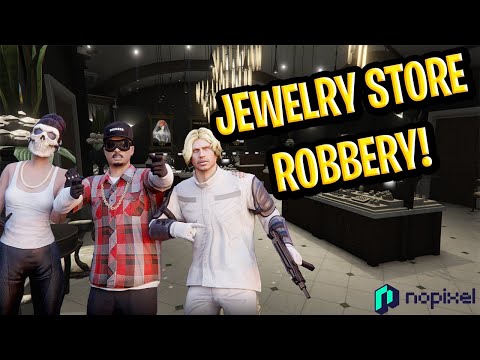 The Gulag Gang's Jewelry Store Getaway - NoPixel Public Server
