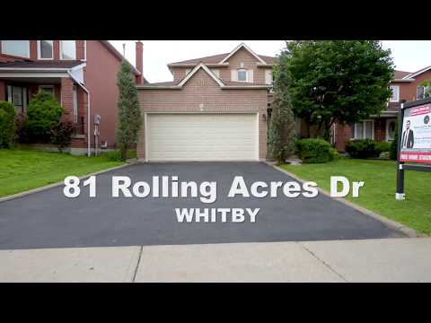 81 Rolling Acres Dr, Whitby ON