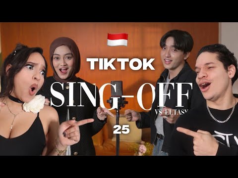 FIRE!!! Waleska & Efra react to SING OFF TIKTOK SONGS PART 25 | Reza vs Eltasya Natasha