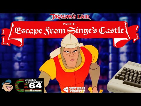 DRAGON’S LAIR II : ESCAPE FROM SINGE'S CASTLE – Commodore 64 (1987) | Dirk’s Return to the Lair