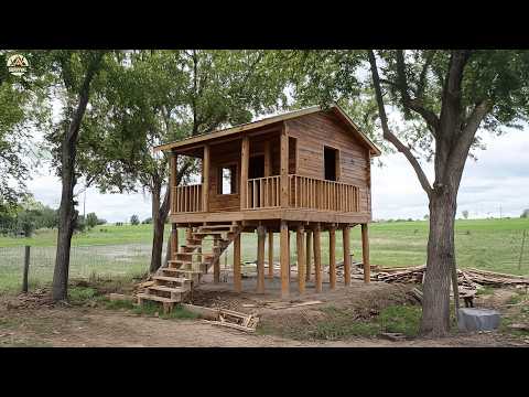 Building a Wooden House from Scratch
