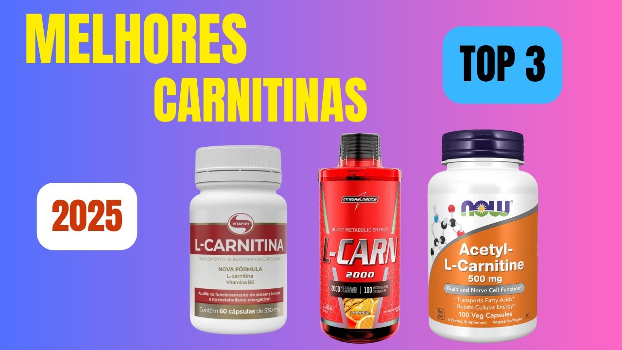 Miniatura da avaliação em vídeo de Suplemento Bodyaction Kit 3x L Carnitina 2000mg com Coenzima Q10 20mg Natural / Sem Sabor