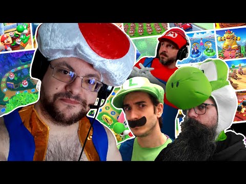Eric, Pazos, Karma y Rangu INTENTAN Jugar a Mario Party Disfrazados