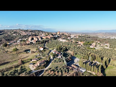 Valdichiana, Valdarno e Casentino dall'alto.