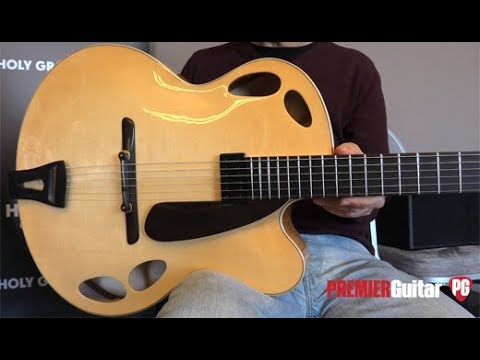 Holy Grail Guitar Show '18 - Manzer Guitars Archtop Demo