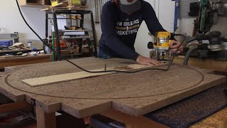 Making a 48 Round Walnut Tabletop