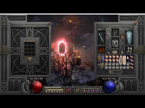 Highlight: Diablo II: Resurrected | PTR | uber run testing Act1 freeze arrow merc with Mist runeword