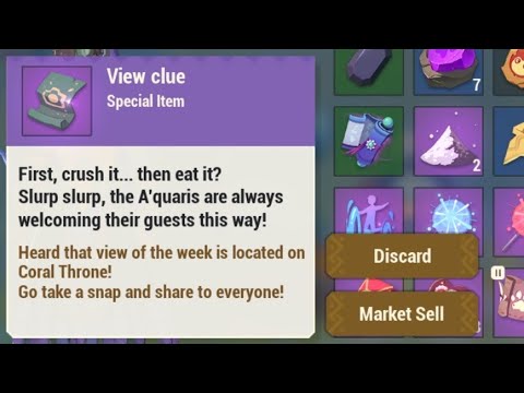 Dawn Of Isles View Clue (View Of The Week) Coral Throne #6