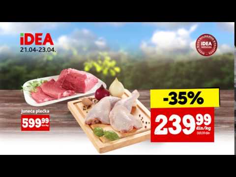 IDEA vikend akcija 21. - 23.04.2017.