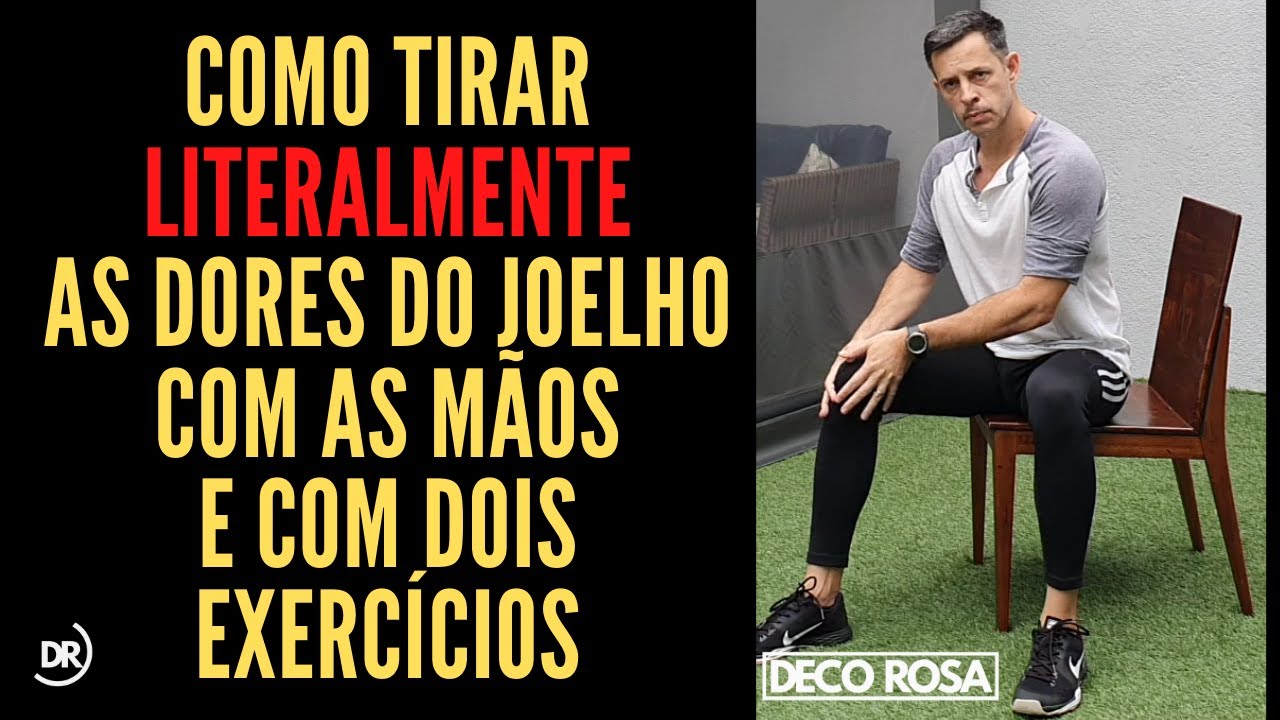 Dois Exercícios e Uma Massagem Para Cuidar das Dores Nos Seus Joelhos