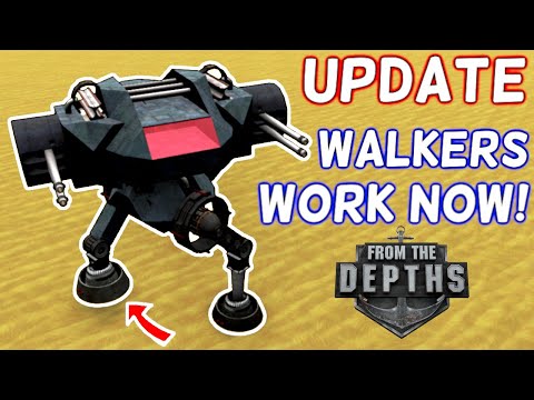Combat Walkers WORK Now!! | From The Depths Update!