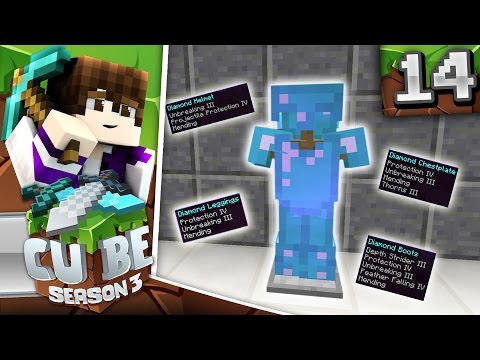 Minecraft Cube SMP S3: E14 - GOD ARMOR = INVINCIBLE?!