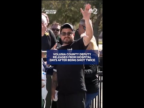 Volusia County deputy released from hospital days after being shot twice