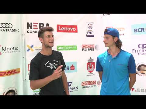 Vlad Dancu și Alex Coman, primul lor meci ca parteneri de dublu la Concord Iași Open 2021