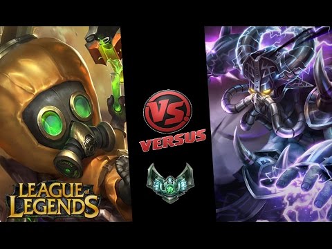 League of Legends - EPIC HEIMERDINGER PLAYS - DONGER VS KASSADIN TOPLANE!