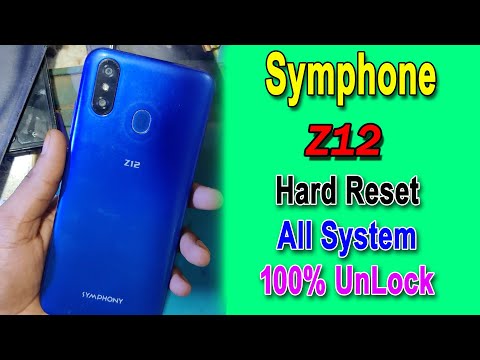 How To Symphony Z12 Hard Reset | Symphony Z12 Pin Lock Unlock | Android 9.0 Without PC